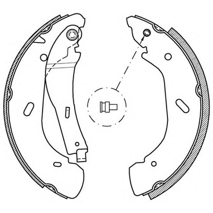 Foto Bremsbackensatz OPEN PARTS BSA204800