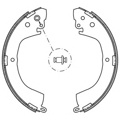 Foto Bremsbackensatz OPEN PARTS BSA205700