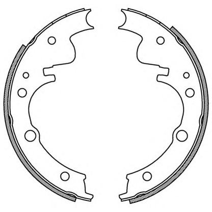 Фото Комплект тормозных колодок OPEN PARTS BSA205800