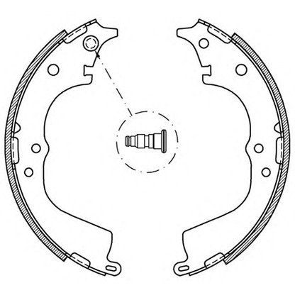 Фото Комплект тормозных колодок OPEN PARTS BSA206300