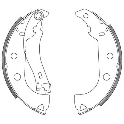 Foto Bremsbackensatz OPEN PARTS BSA209200