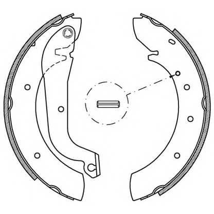 Фото Комплект тормозных колодок OPEN PARTS BSA209300