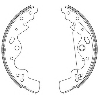 Фото Комплект тормозных колодок OPEN PARTS BSA209600