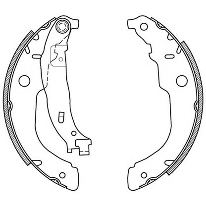 Photo Brake Shoe Set OPEN PARTS BSA211900