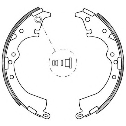 Фото Комплект тормозных колодок OPEN PARTS BSA212100