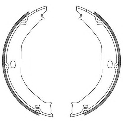 Foto Bremsbackensatz, Feststellbremse OPEN PARTS BSA218300