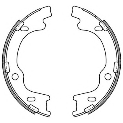 Foto Bremsbackensatz OPEN PARTS BSA218400