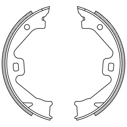 Фото Комплект тормозных колодок OPEN PARTS BSA218600