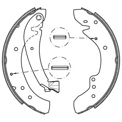 Photo Brake Shoe Set OPEN PARTS BSA220000