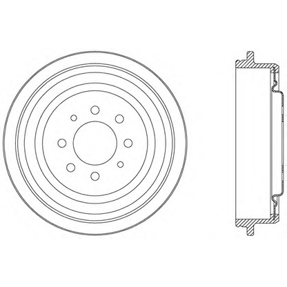 Foto Tambor de freno OPEN PARTS BAD900720