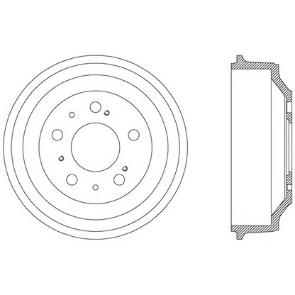 Foto Tambor de freno OPEN PARTS BAD902410