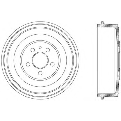 Foto Bremstrommel OPEN PARTS BAD902810