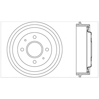 Фото Тормозной барабан OPEN PARTS BAD903320