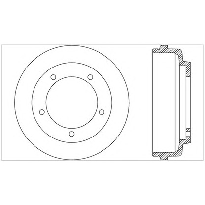 Foto Bremstrommel OPEN PARTS BAD903410