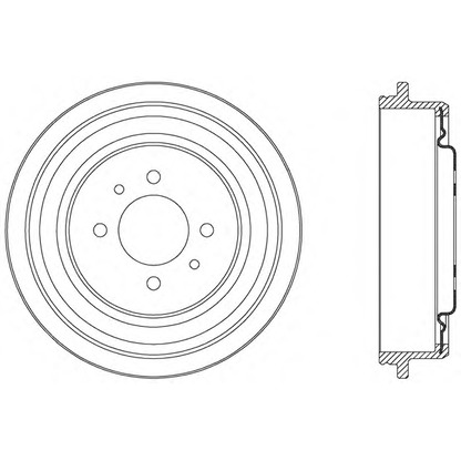 Foto Tambor de freno OPEN PARTS BAD904220