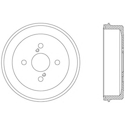 Фото Тормозной барабан OPEN PARTS BAD904510