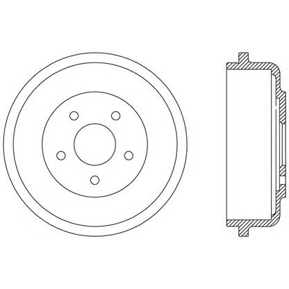 Foto Bremstrommel OPEN PARTS BAD907310