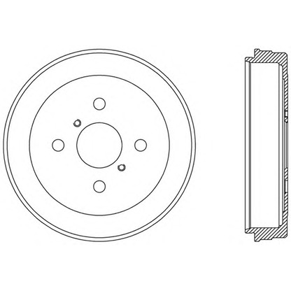 Photo Tambour de frein OPEN PARTS BAD907710