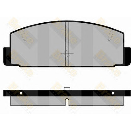 Photo Kit de plaquettes de frein, frein à disque Brake ENGINEERING PA1428