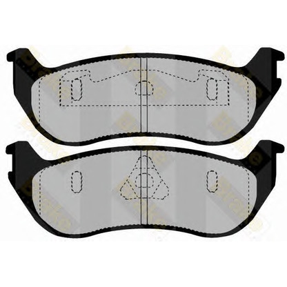 Photo Brake Pad Set, disc brake Brake ENGINEERING PA1467