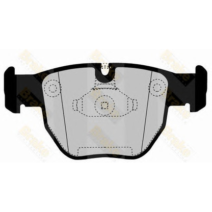 Photo Brake Pad Set, disc brake Brake ENGINEERING PA1566