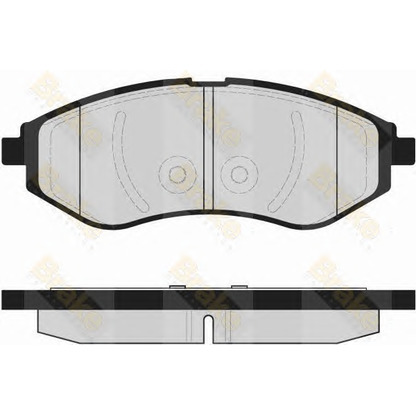 Foto Bremsbelagsatz, Scheibenbremse Brake ENGINEERING PA1600