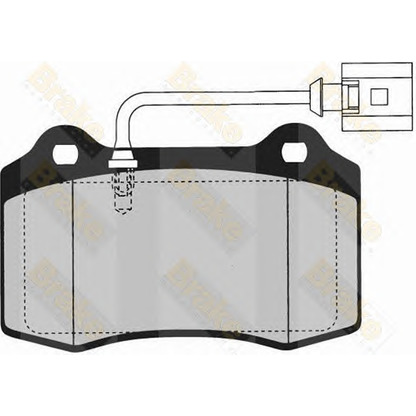 Foto Kit pastiglie freno, Freno a disco Brake ENGINEERING PA1606