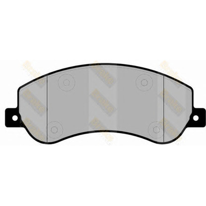 Фото Комплект тормозных колодок, дисковый тормоз Brake ENGINEERING PA1698