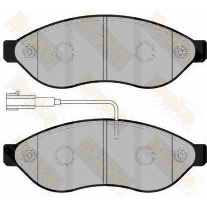 Foto Bremsbelagsatz, Scheibenbremse Brake ENGINEERING PA1754