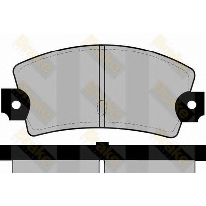 Фото Комплект тормозных колодок, дисковый тормоз Brake ENGINEERING PA276