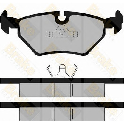 Photo Brake Pad Set, disc brake Brake ENGINEERING PA484