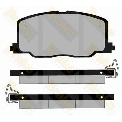 Foto Juego de pastillas de freno Brake ENGINEERING PA535