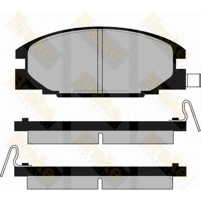 Foto Kit pastiglie freno, Freno a disco Brake ENGINEERING PA549