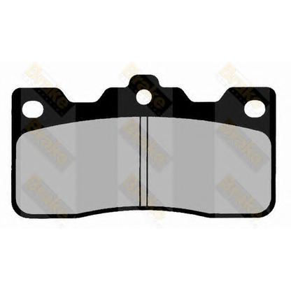 Photo Brake Pad Set, disc brake Brake ENGINEERING PA832