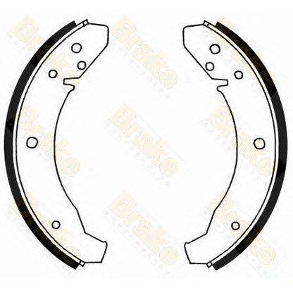 Photo Brake Shoe Set Brake ENGINEERING SH1025