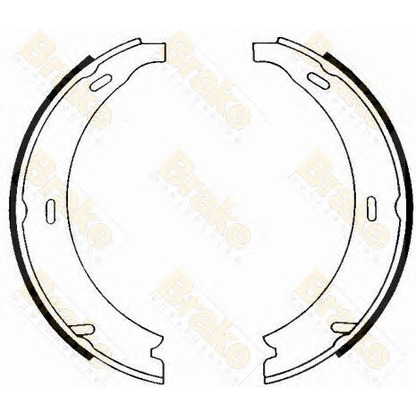 Foto Bremsbackensatz, Feststellbremse Brake ENGINEERING SH1208