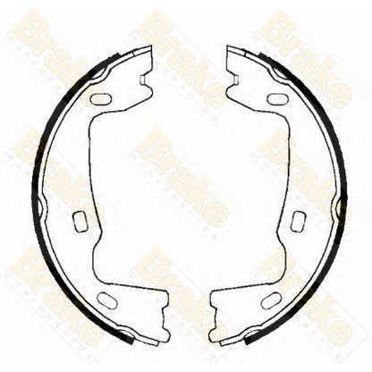 Photo Brake Shoe Set, parking brake Brake ENGINEERING SH1223