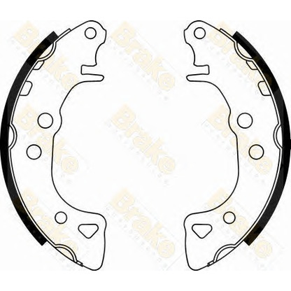 Zdjęcie Zesatw szczęk hamulcowych Brake ENGINEERING SH1271