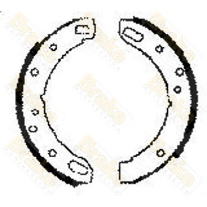 Photo Brake Shoe Set Brake ENGINEERING SH2067