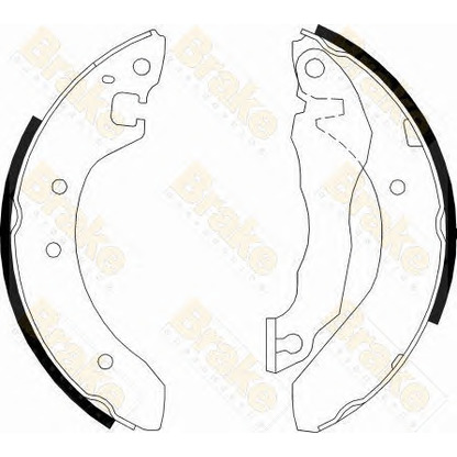 Foto Juego de zapatas de frenos Brake ENGINEERING SH2176