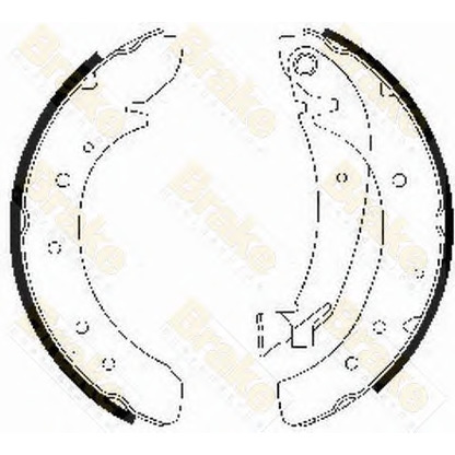 Photo Brake Shoe Set Brake ENGINEERING SH2469