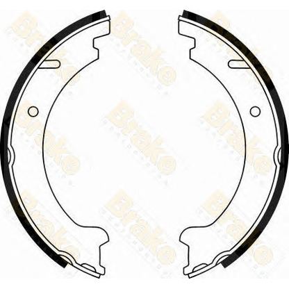 Photo Brake Shoe Set, parking brake Brake ENGINEERING SH2477