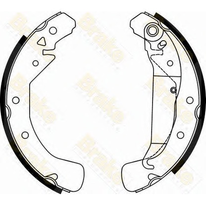 Photo Jeu de mâchoires de frein Brake ENGINEERING SH2497