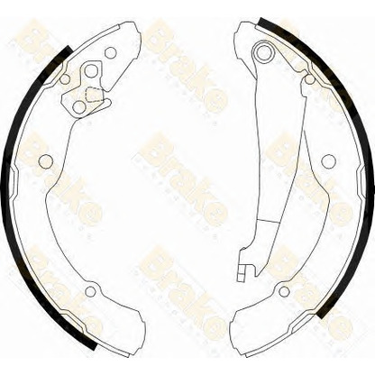 Фото Комплект тормозных колодок Brake ENGINEERING SH2501