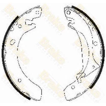 Photo Jeu de mâchoires de frein Brake ENGINEERING SH2506