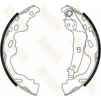 Zdjęcie Zesatw szczęk hamulcowych Brake ENGINEERING SH2546