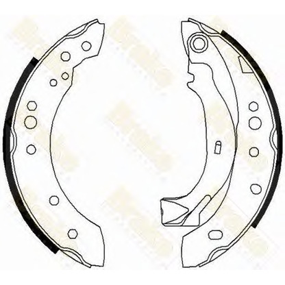 Zdjęcie Zesatw szczęk hamulcowych Brake ENGINEERING SH2577