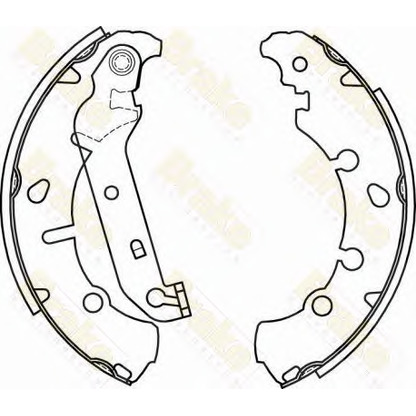 Photo Brake Shoe Set Brake ENGINEERING SH2582