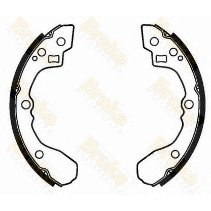 Photo Brake Shoe Set Brake ENGINEERING SH2600