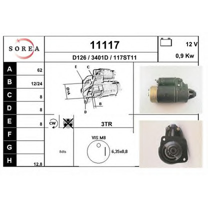 Foto Motorino d'avviamento EAI 11117